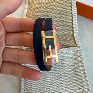 HERMES Behapi Double Tour bracelet